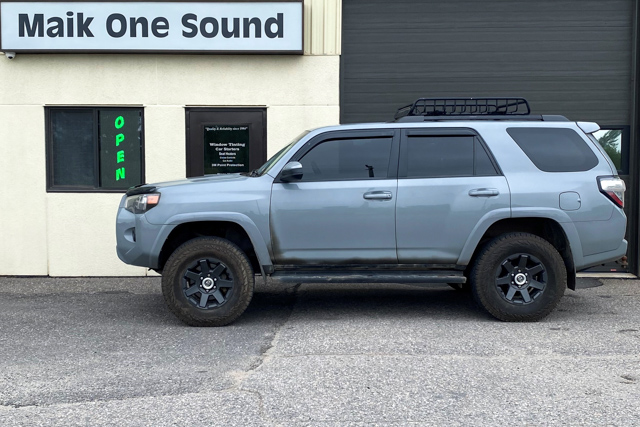 Toyota 2021 4Runner with professional window tint in North Bay